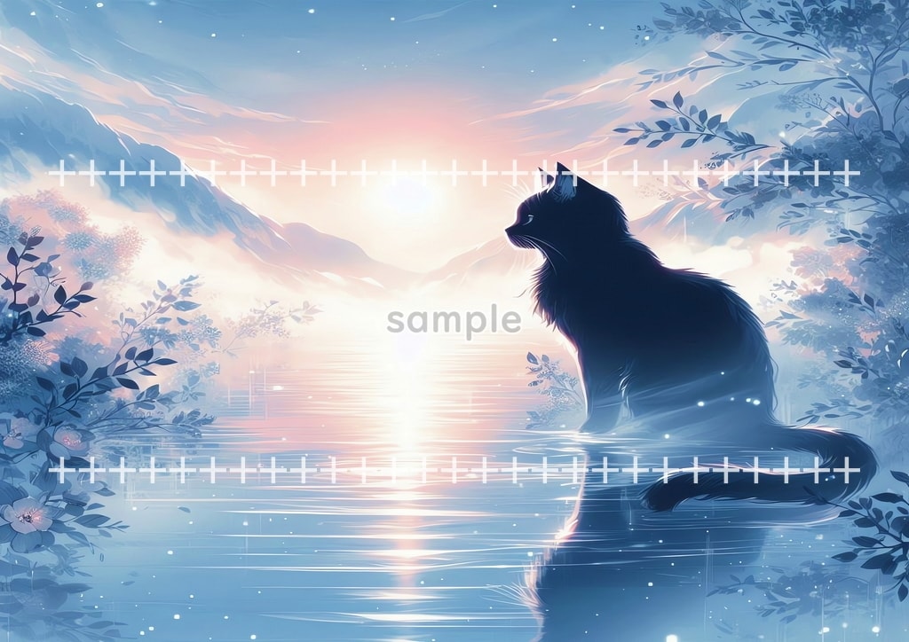 Bathing cat Original picture image material copyright free 66P Bathing_cat_04