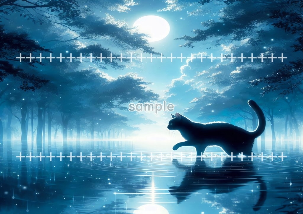 Bathing cat Original picture image material copyright free 66P Bathing_cat_20