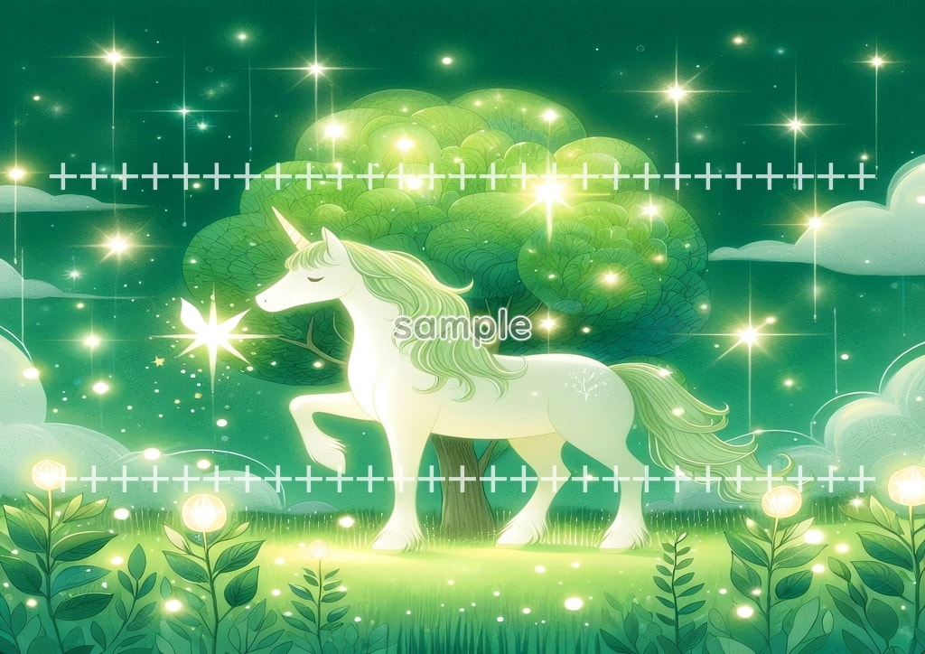 2026 Horse green Original picture image material copyright free 48P Horse_green_04