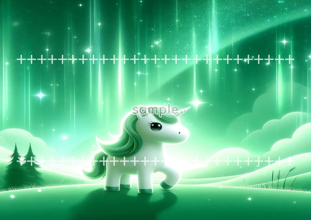 2026 Horse green Original picture image material copyright free 48P Horse_green_06