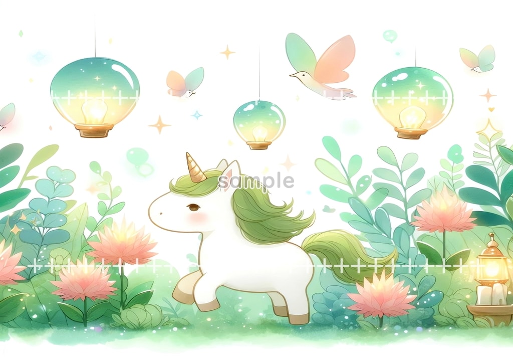 2026 Horse green Original picture image material copyright free 48P Horse_green_08