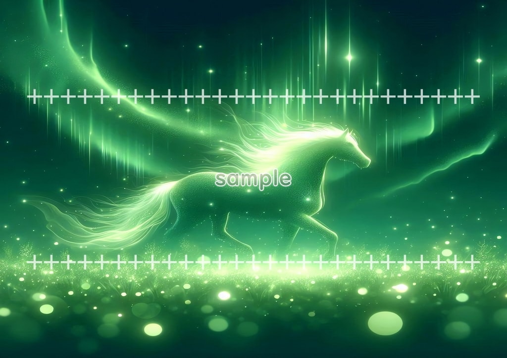 2026 Horse green Original picture image material copyright free 48P Horse_green_09
