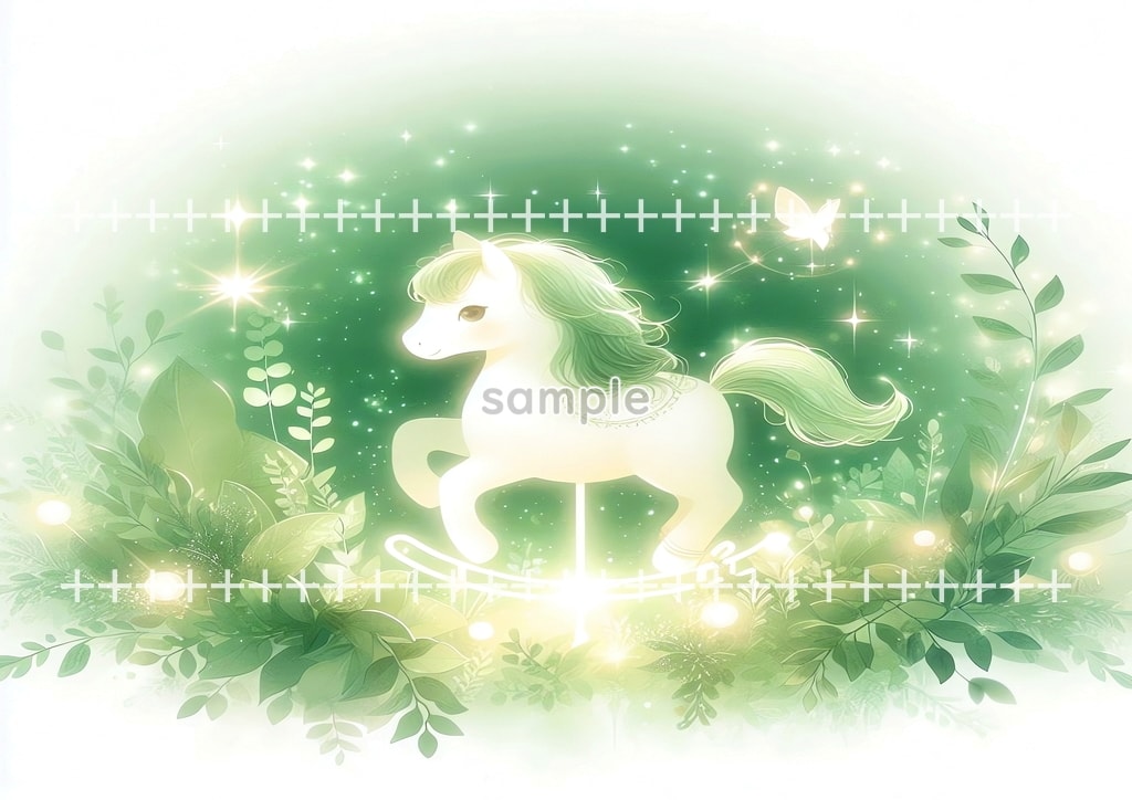 2026 Horse green Original picture image material copyright free 48P Horse_green_11