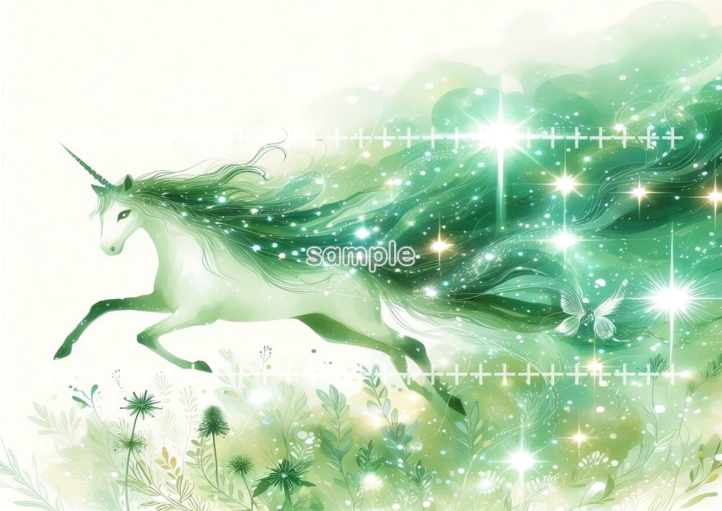 2026 Horse green Original picture image material copyright free 48P Horse_green_13