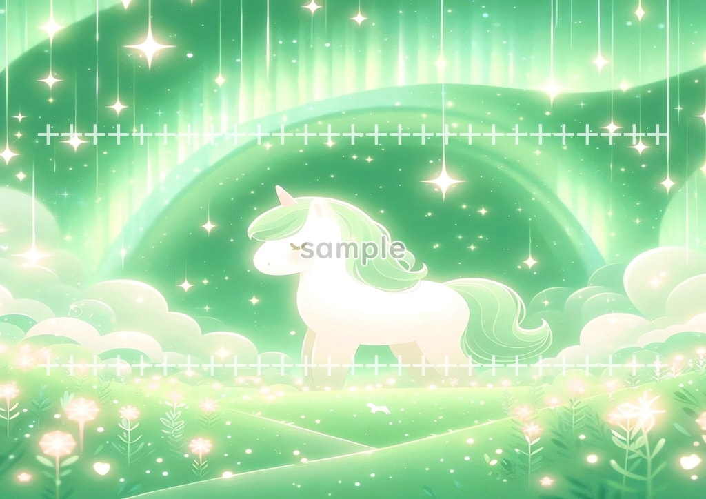 2026 Horse green Original picture image material copyright free 48P Horse_green_14