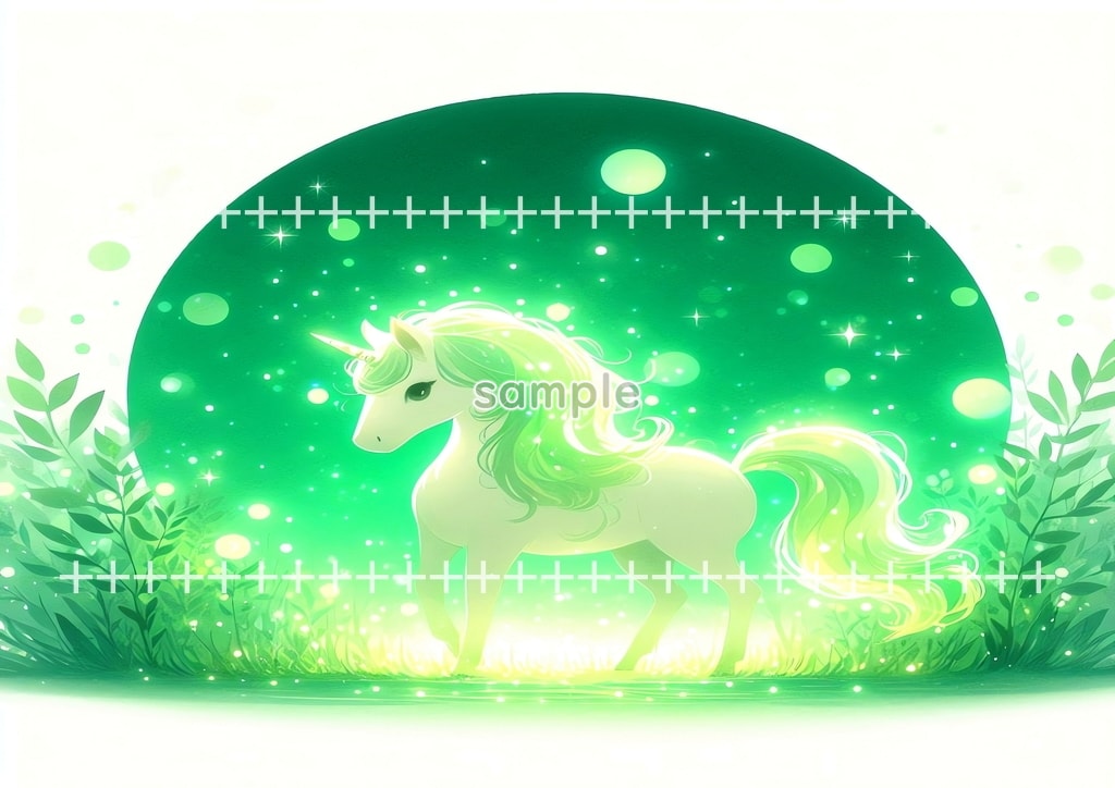 2026 Horse green Original picture image material copyright free 48P Horse_green_15