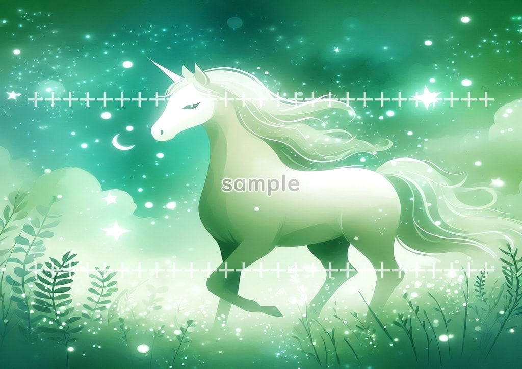 2026 Horse green Original picture image material copyright free 48P Horse_green_16
