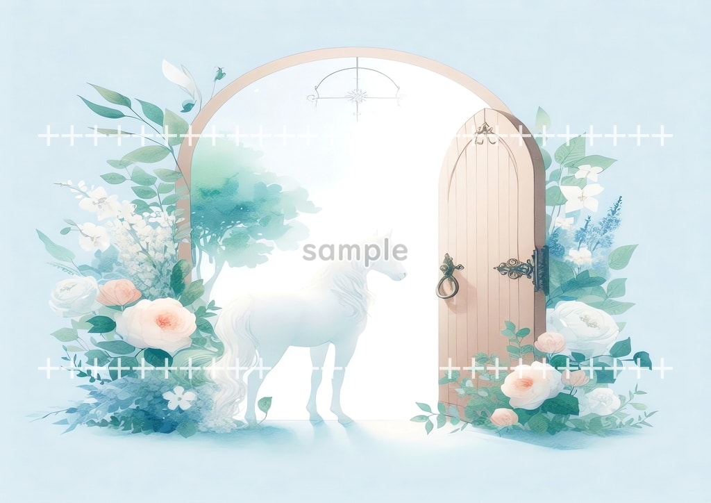 2026 Horse shrine Original picture image material copyright free 64P Horse_door_of_hope_03