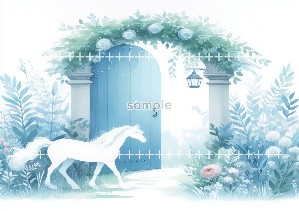 2026 Horse shrine Original picture image material copyright free 64P Horse_door_of_hope_06