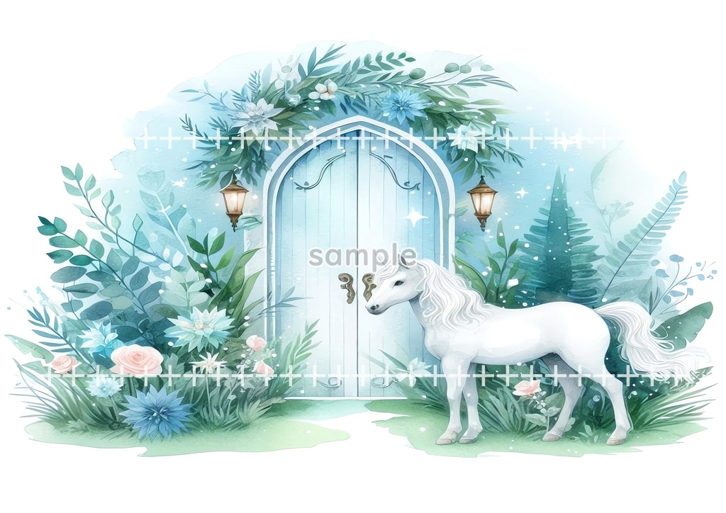 2026 Horse shrine Original picture image material copyright free 64P Horse_door_of_hope_10