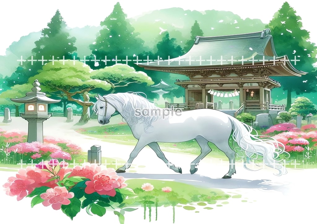 2026 Horse shrine Original picture image material copyright free 64P Horse_shrine_06