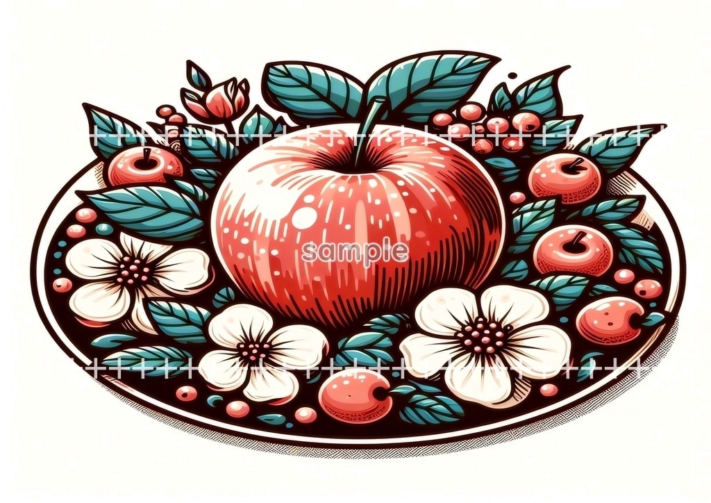 Apple Original picture image material copyright free 72P Apple_02