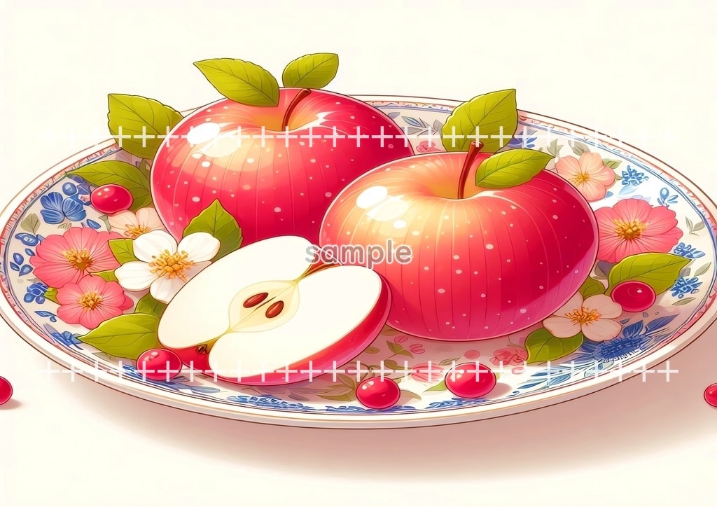 Apple Original picture image material copyright free 72P Apple_05