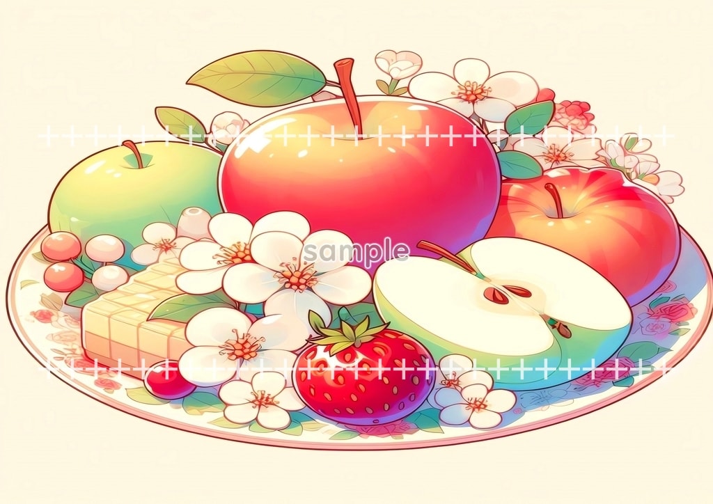 Apple Original picture image material copyright free 72P Apple_14