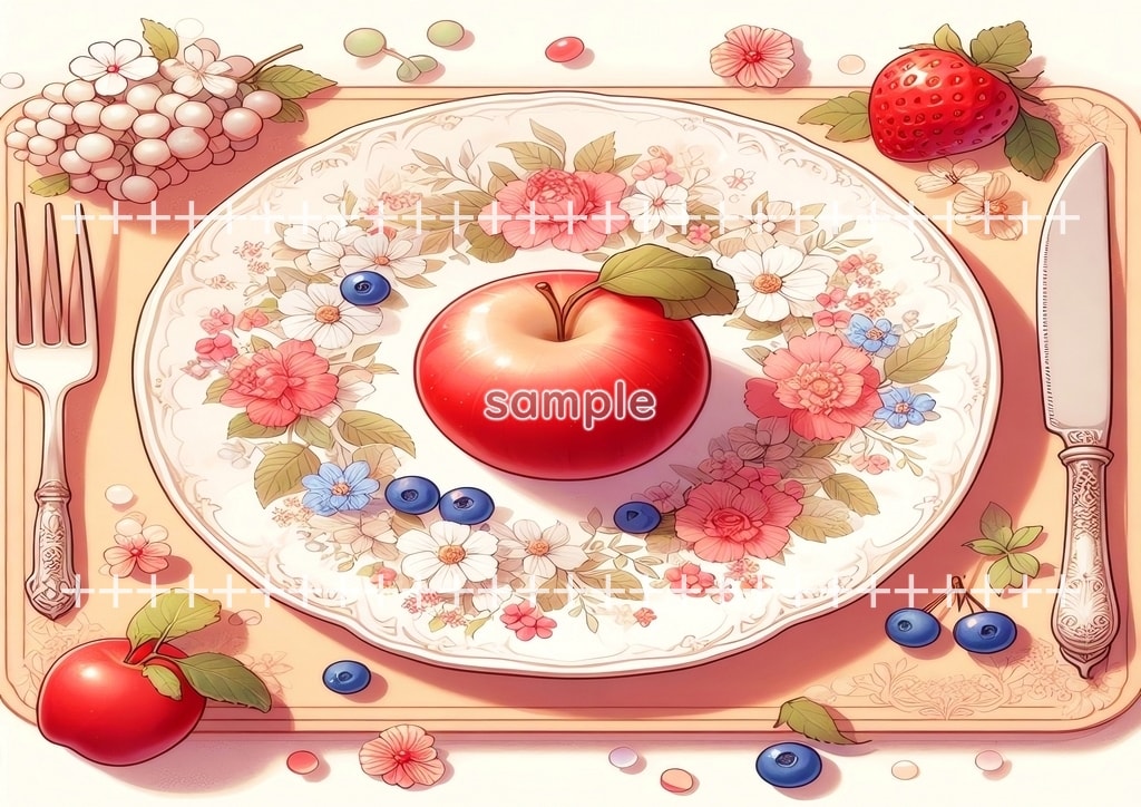 Apple Original picture image material copyright free 72P Apple_16