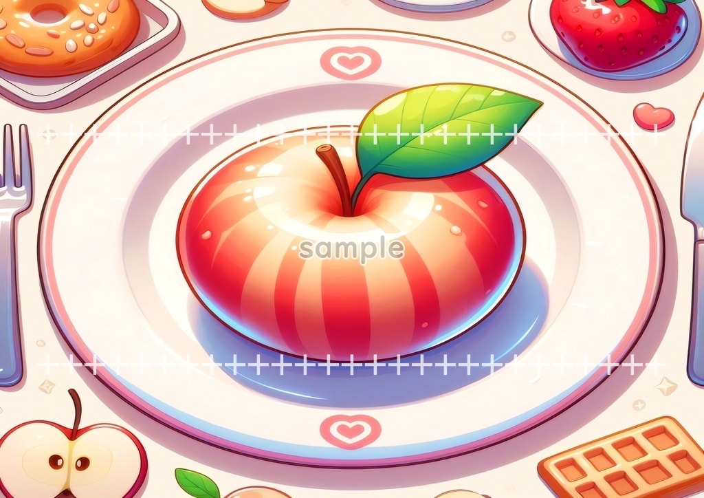 Apple Original picture image material copyright free 72P Apple_20