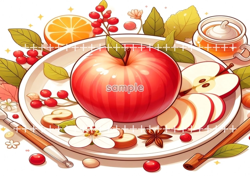 Apple Original picture image material copyright free 72P Apple_30