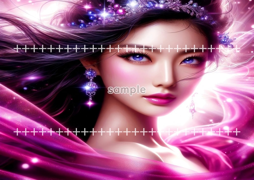 미녀 마젠타 드레스 원본 그림 디지털 아트 저작권 무료 이미지 소재 60P Beauty_magenta_dress_05