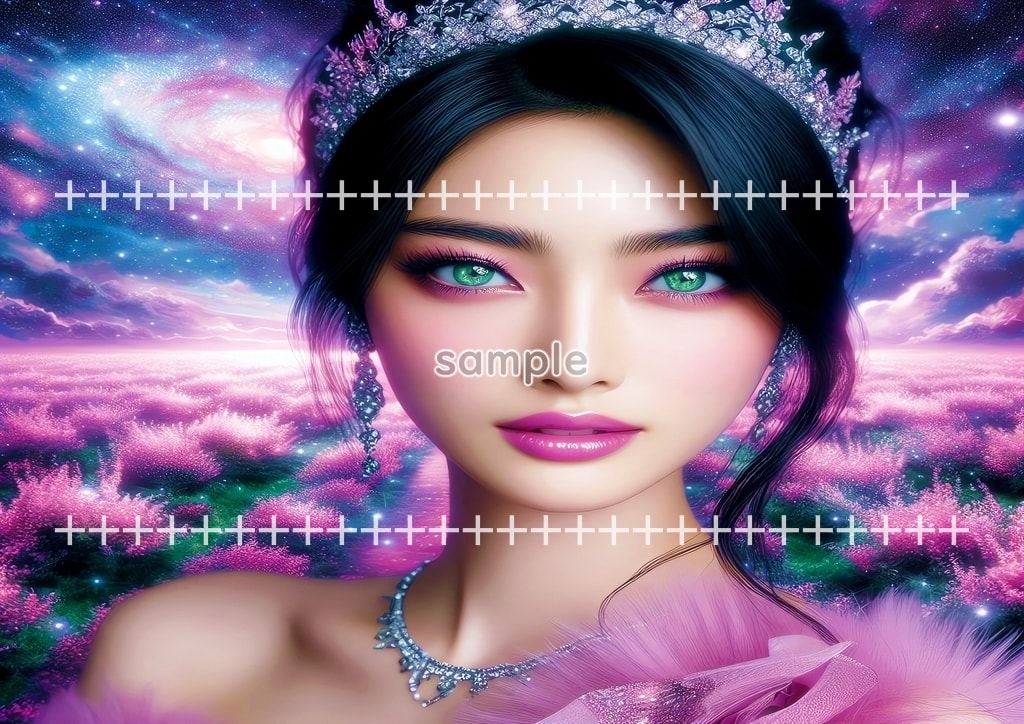 미녀 마젠타 드레스 원본 그림 디지털 아트 저작권 무료 이미지 소재 60P Beauty_magenta_dress_25