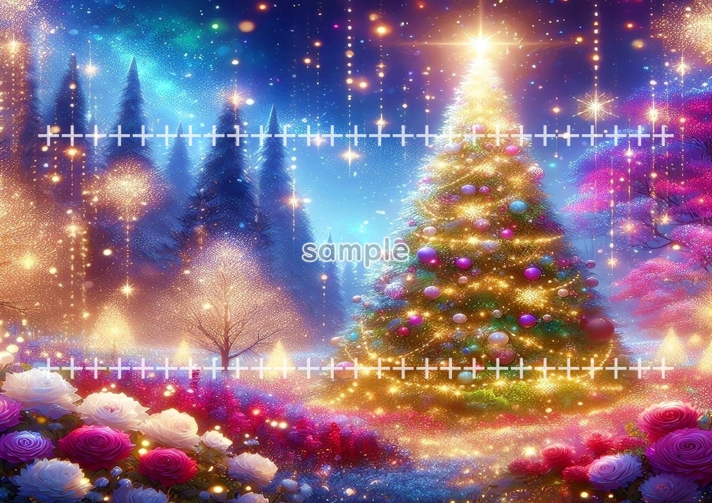 크리스마스 트리 06 원본 그림 디지털 아트 저작권 무료 이미지 소재 46P Christmas_tree_06_119