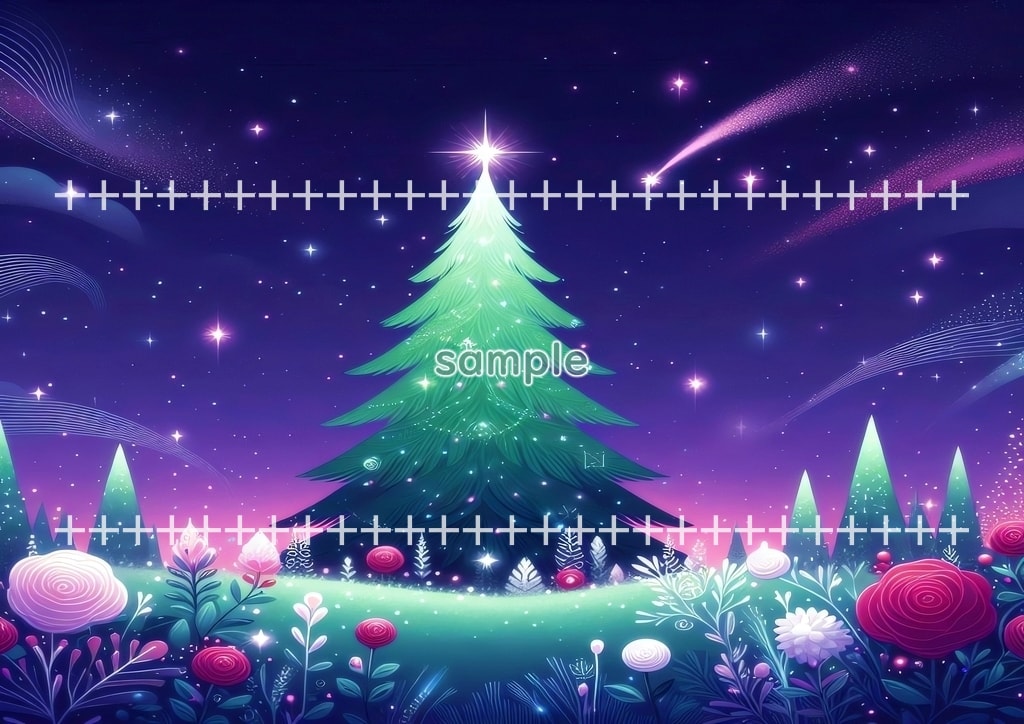 크리스마스 트리 심플한 01 원본 그림 디지털 아트 저작권 무료 이미지 소재 48P Christmas_tree_simple_01_13