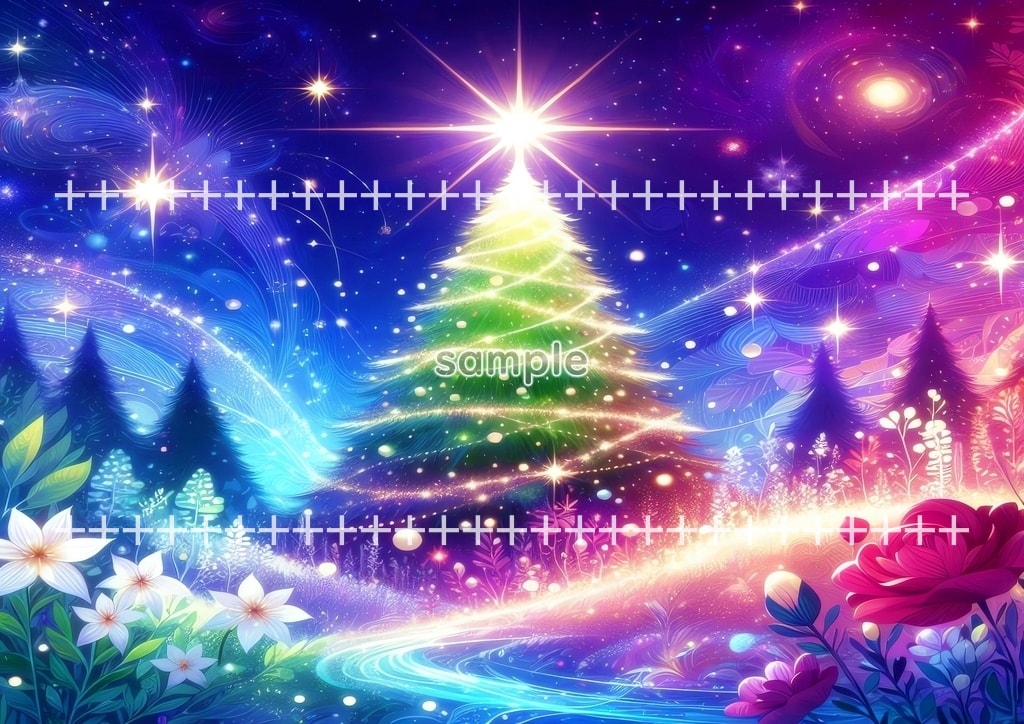 크리스마스 트리 심플한 01 원본 그림 디지털 아트 저작권 무료 이미지 소재 48P Christmas_tree_simple_01_23