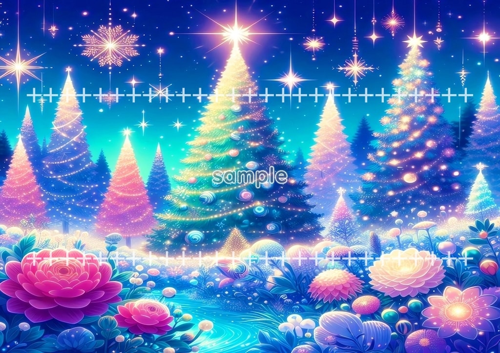 크리스마스 트리 심플한 02 원본 그림 디지털 아트 저작권 무료 이미지 소재 48P Christmas_tree_simple_02_36