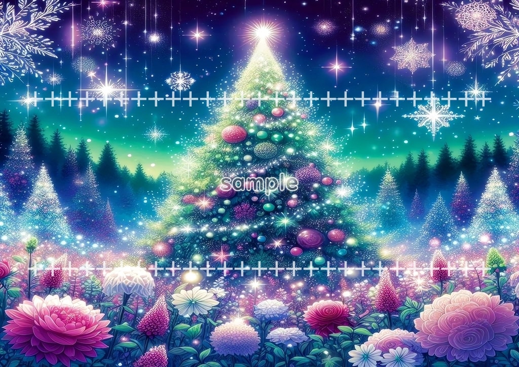 크리스마스 트리 심플한 02 원본 그림 디지털 아트 저작권 무료 이미지 소재 48P Christmas_tree_simple_02_43