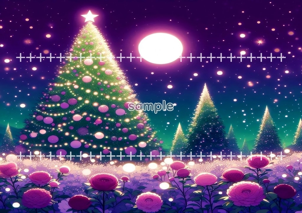 크리스마스 트리 심플한 02 원본 그림 디지털 아트 저작권 무료 이미지 소재 48P Christmas_tree_simple_02_46