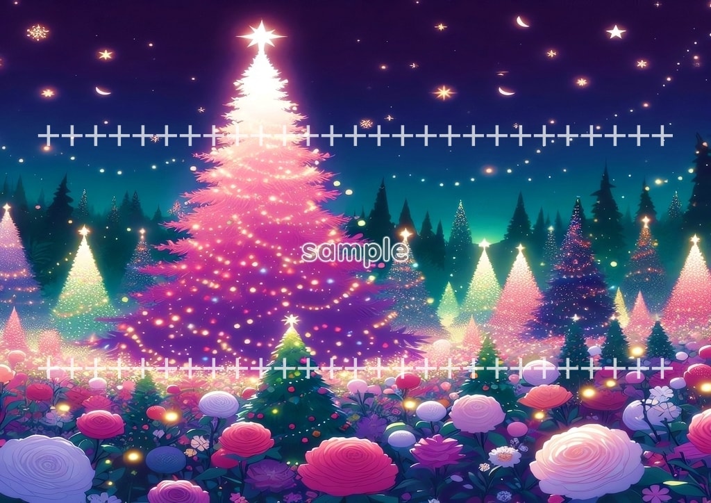 크리스마스 트리 심플한 03 원본 그림 디지털 아트 저작권 무료 이미지 소재 46P Christmas_tree_simple_03_49