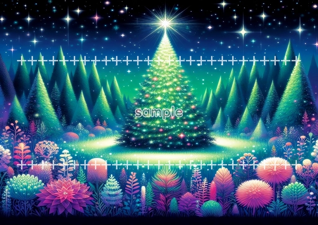 크리스마스 트리 심플한 03 원본 그림 디지털 아트 저작권 무료 이미지 소재 46P Christmas_tree_simple_03_54