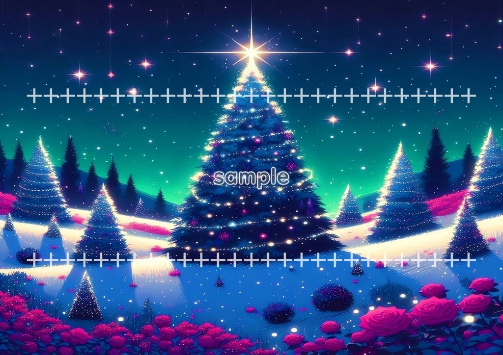 크리스마스 트리 심플한 03 원본 그림 디지털 아트 저작권 무료 이미지 소재 46P Christmas_tree_simple_03_56