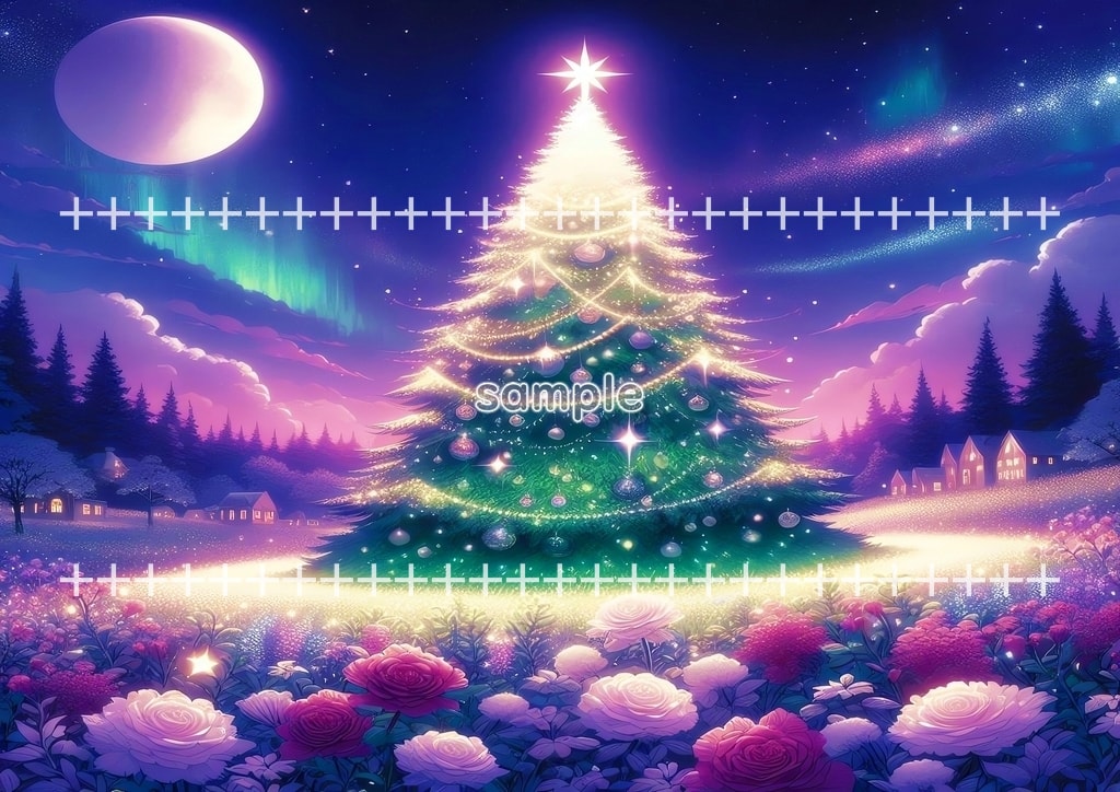 크리스마스 트리 심플한 03 원본 그림 디지털 아트 저작권 무료 이미지 소재 46P Christmas_tree_simple_03_58