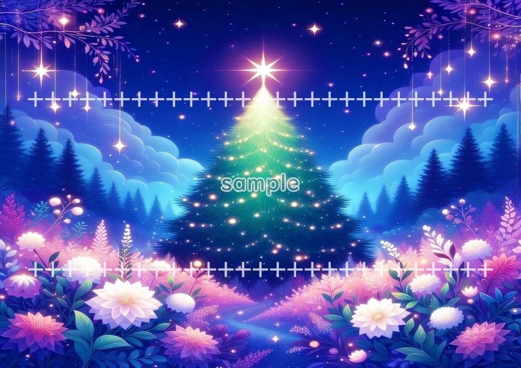 크리스마스 트리 심플한 03 원본 그림 디지털 아트 저작권 무료 이미지 소재 46P Christmas_tree_simple_03_66