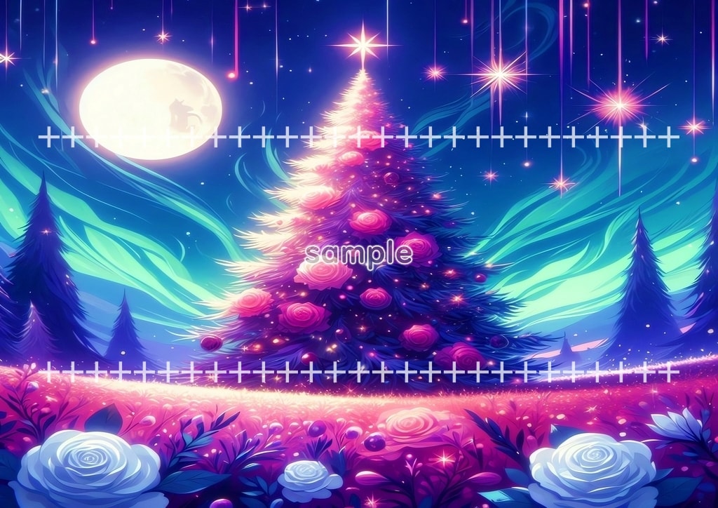 크리스마스 트리 심플한 03 원본 그림 디지털 아트 저작권 무료 이미지 소재 46P Christmas_tree_simple_03_70