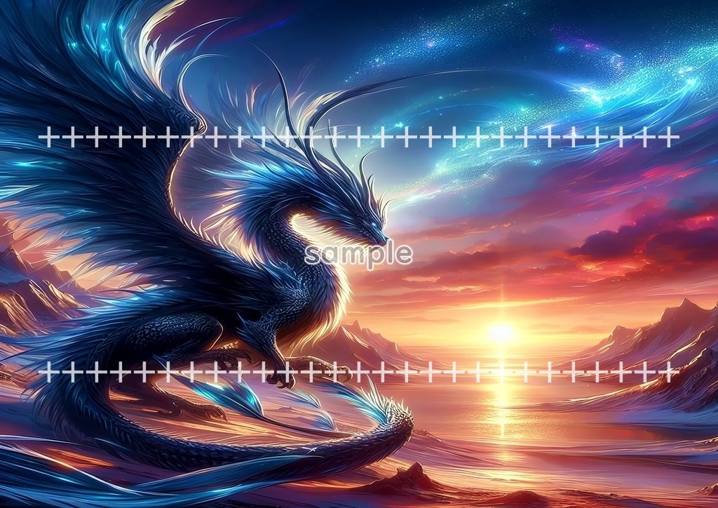 Drache Originalgemälde Digitale Kunst Copyright frei Bildmaterial 40P Dragon_08