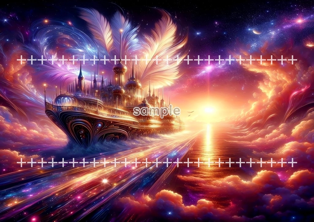 Fantasy airplane Original picture image material copyright free 42P Fantasy_airplane_20