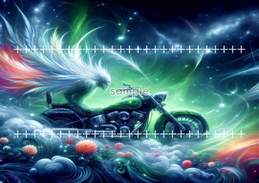 Fantasía Moto 03 Pinturas originales Arte digital Sin derechos de autor Materiales artísticos 42P Fantasy_bike_03_056