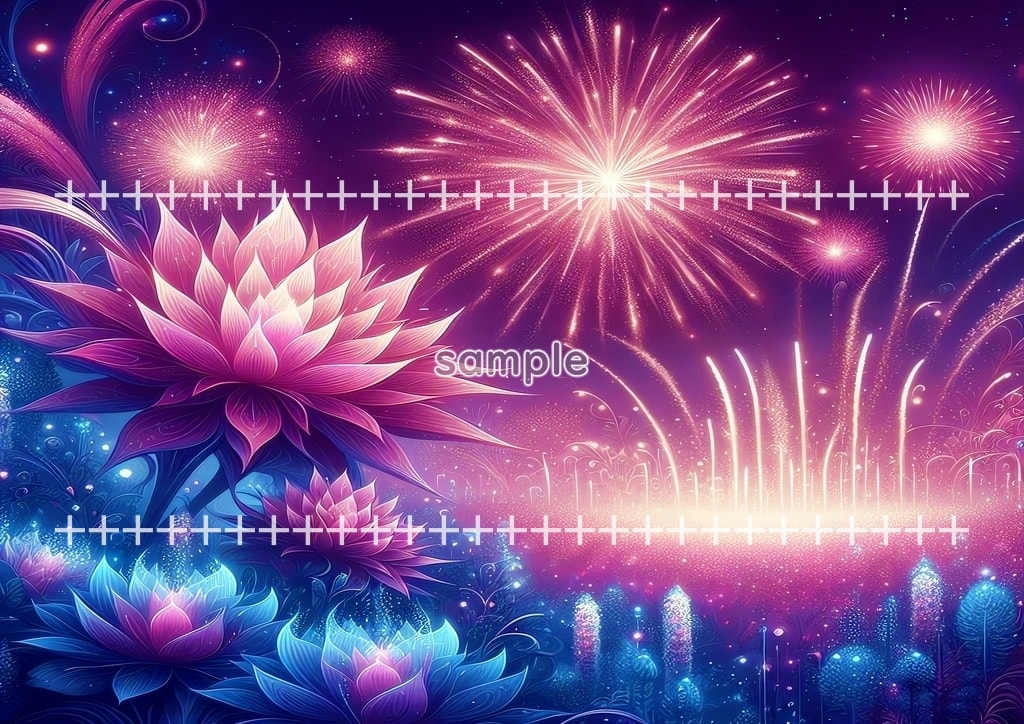 불꽃놀이 01 원본 그림 디지털 아트 저작권 무료 이미지 소재 42P Fireworks_01_006