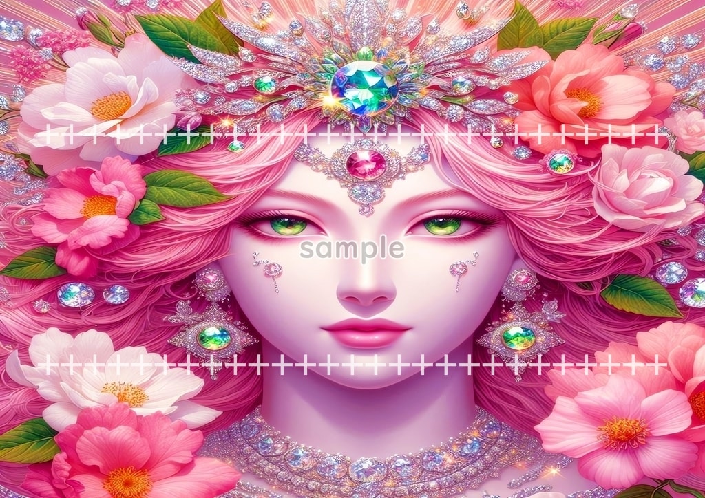 여신 락슈미 원본 그림 디지털 아트 저작권 무료 이미지 소재 44P Goddess_Lakshmi_09