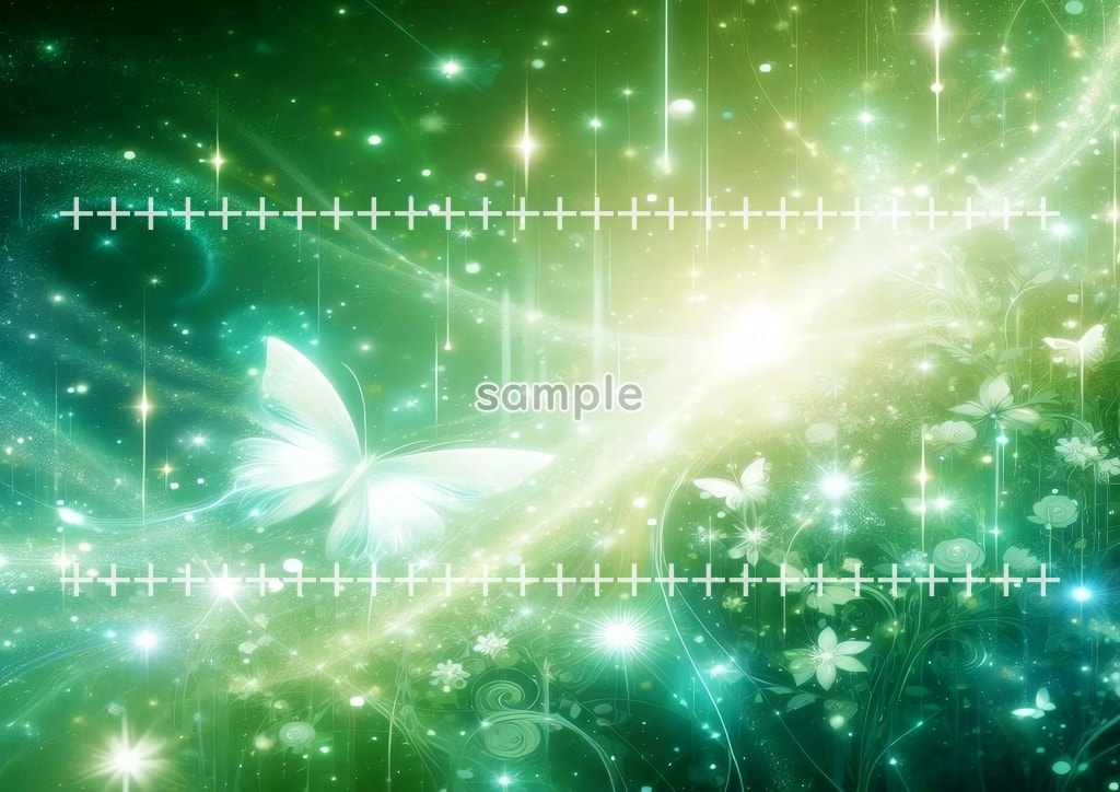 Green healing butterfly Original picture image material copyright free 46P Green_healing_butterfly_11