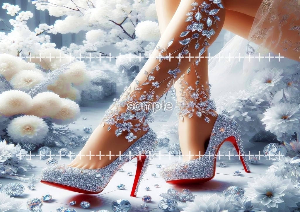 ハイヒール 01 オリジナル絵イラスト著作権フリー画像素材 44P High_heels_01_10