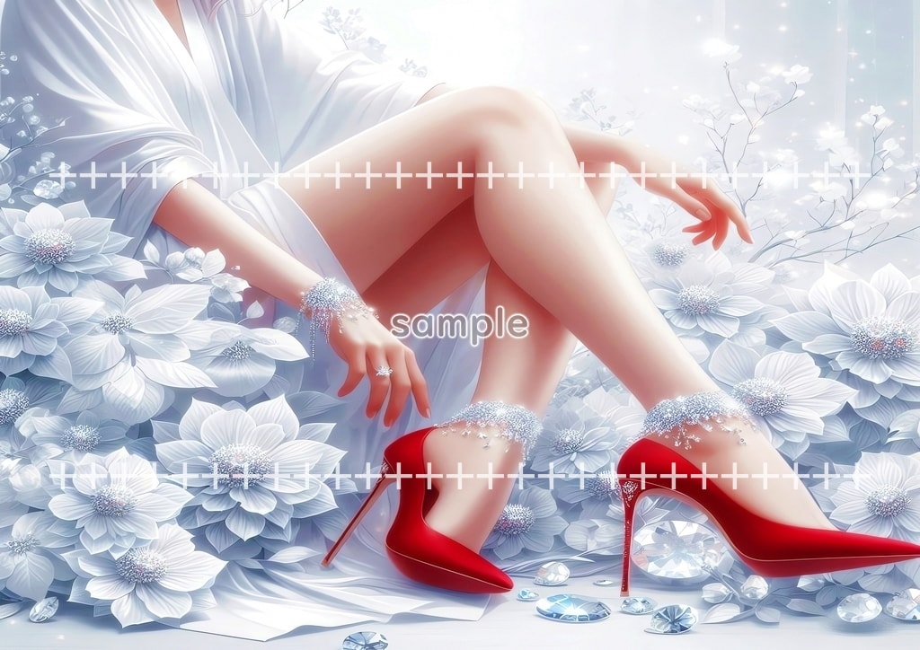 ハイヒール 01 オリジナル絵イラスト著作権フリー画像素材 44P High_heels_01_11