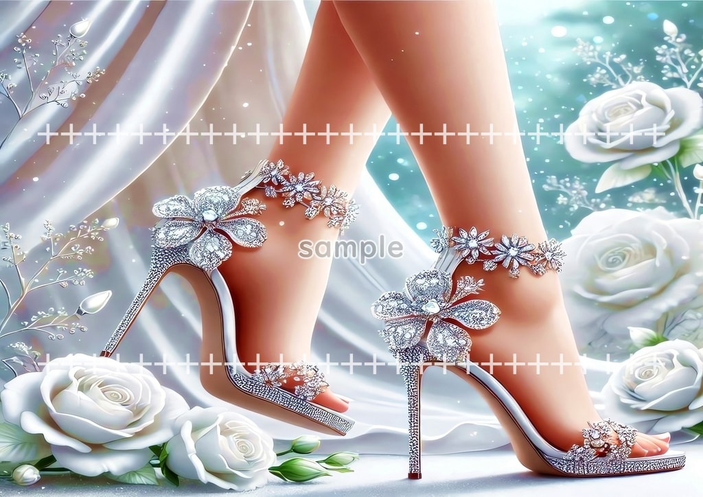 ハイヒール 01 オリジナル絵イラスト著作権フリー画像素材 44P High_heels_01_13