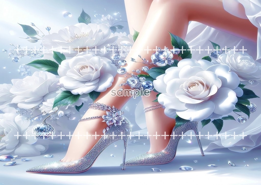 ハイヒール 01 オリジナル絵イラスト著作権フリー画像素材 44P High_heels_01_14