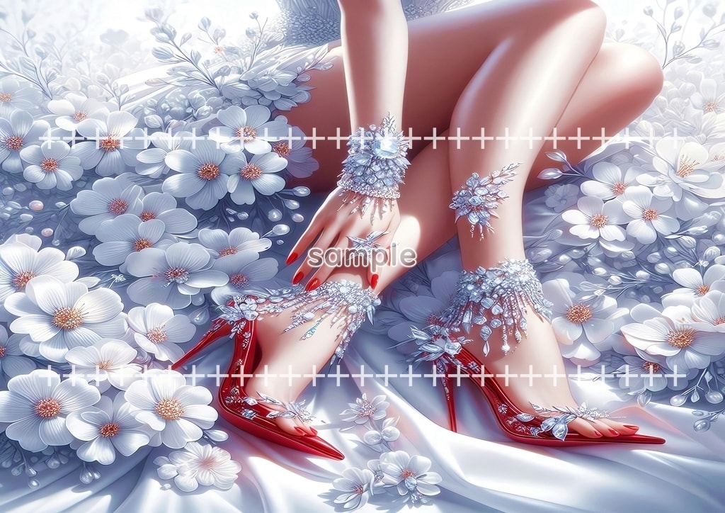 ハイヒール 01 オリジナル絵イラスト著作権フリー画像素材 44P High_heels_01_20