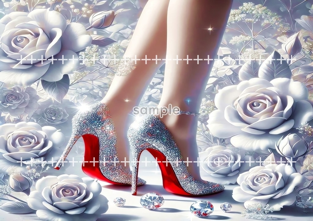 ハイヒール 01 オリジナル絵イラスト著作権フリー画像素材 44P High_heels_01_21