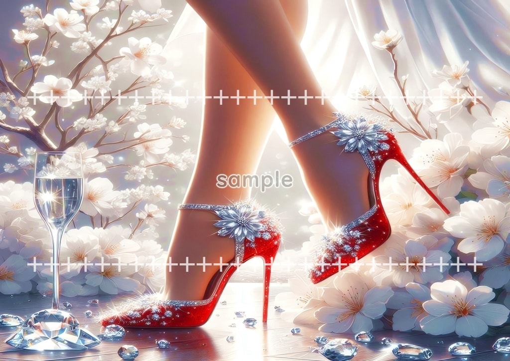 ハイヒール 02 オリジナル絵イラスト著作権フリー画像素材 42P High_heels_02_28