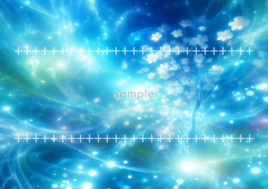 Light sakura blue Original picture image material copyright free 70P Light_sakura_blue_14