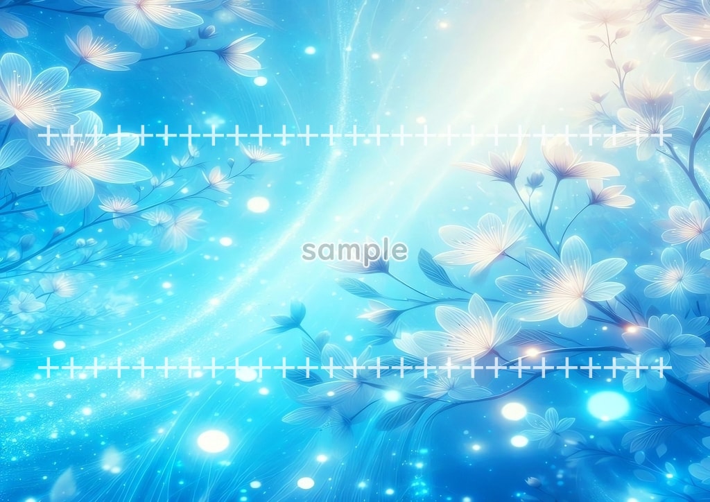 Light sakura blue Original picture image material copyright free 70P Light_sakura_blue_26